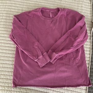 Fabletics raw hem sweatshirt
